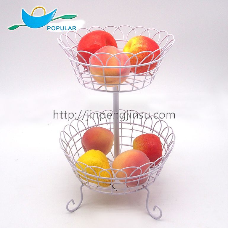 2 tier metal fruit basket 2 tier metal fruit basket