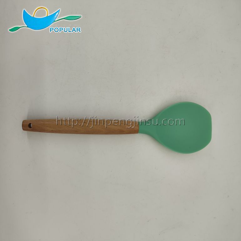 set of 5 wood handle silicone kitchen utensils set of 5 wood handle silicone kitchen utensils