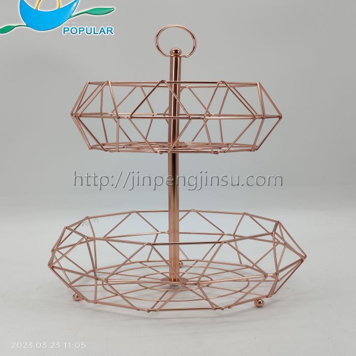 Golden 2-tier Fruit Basket Golden 2-tier Fruit Basket