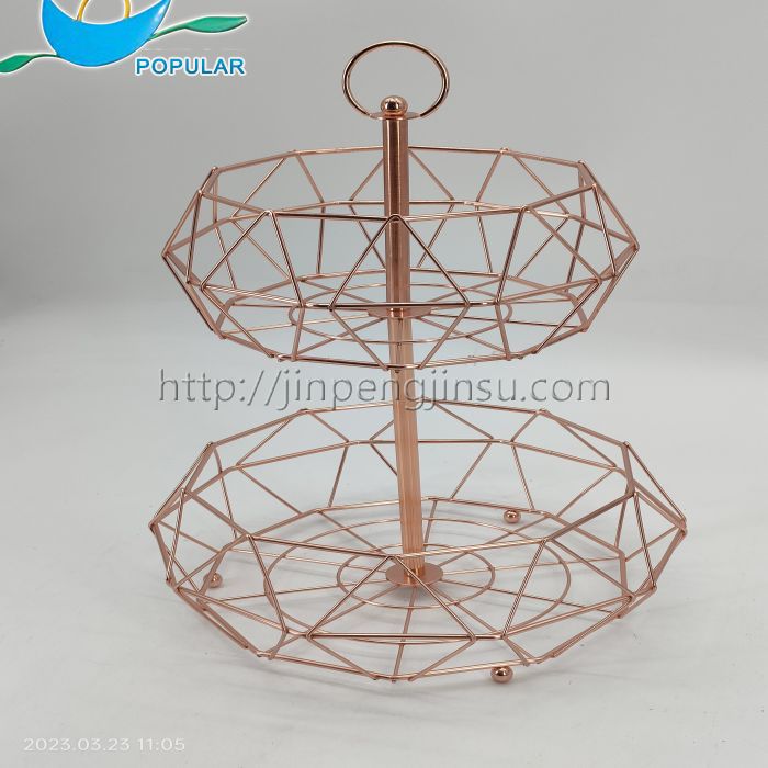Golden 2-tier Fruit Basket Golden 2-tier Fruit Basket