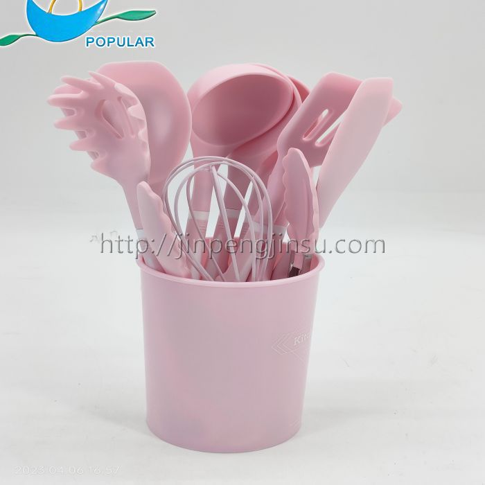 set of 12 pink silicone kitchen utensils set of 12 pink silicone kitchen utensils