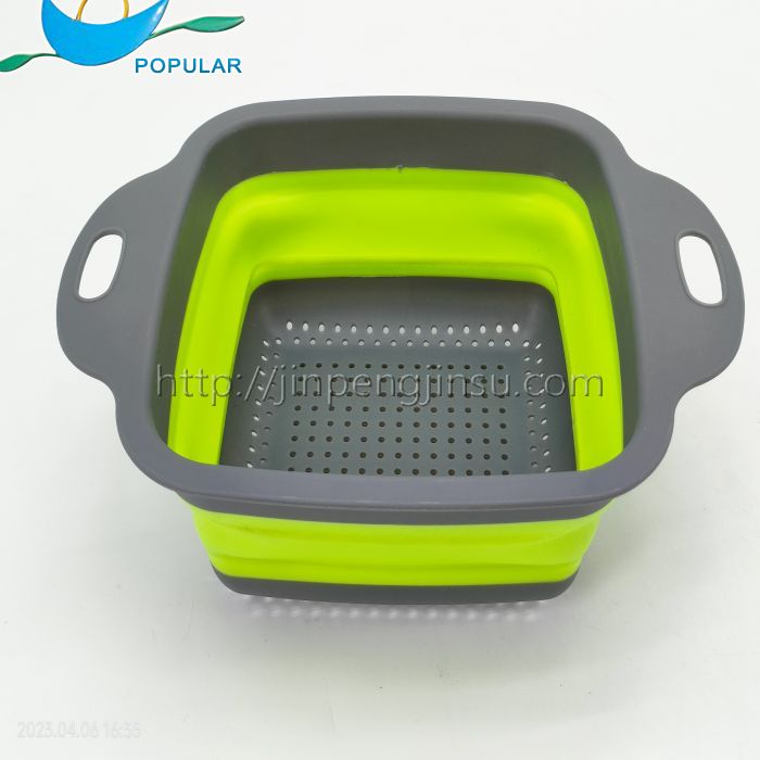 Square folding drain basket Square folding drain basket