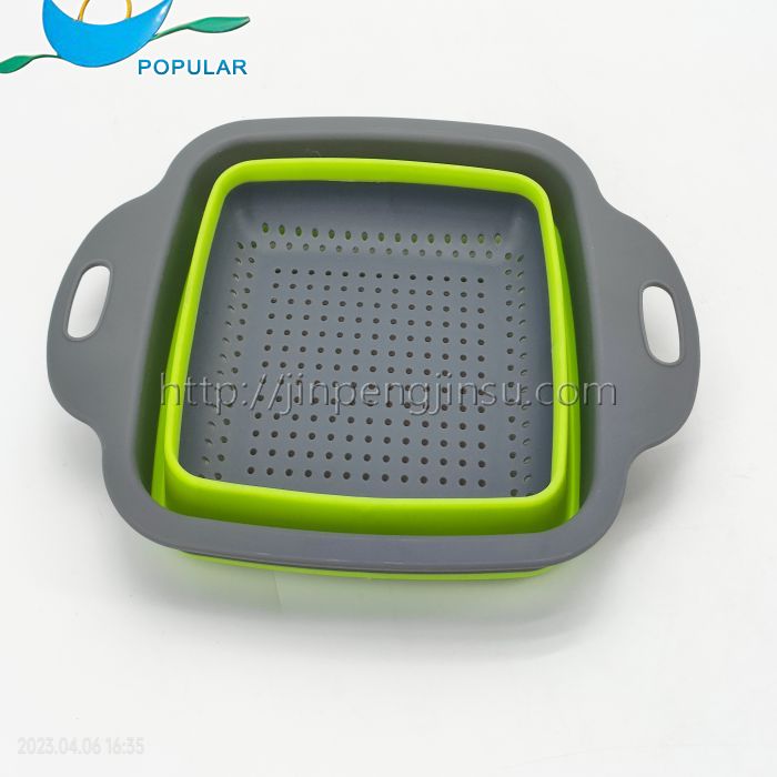 Square folding drain basket Square folding drain basket