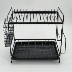 Black dish holder