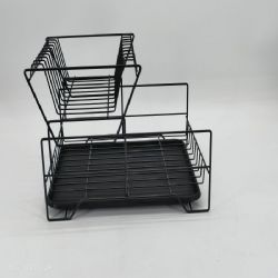 Black dish holder