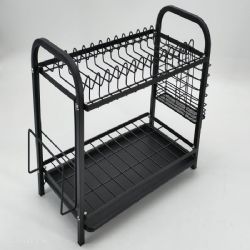 Black dish holder