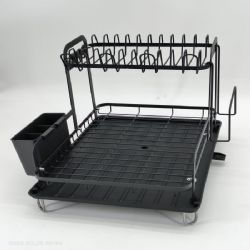 Black dish holder