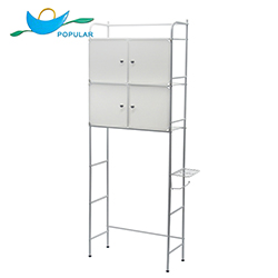 Over the toilet rack